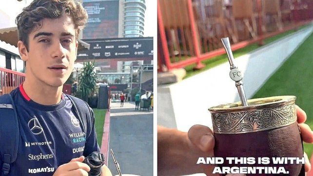El piloto despertó el interés de los integrantes de su equipo Williams al llegar a Bakú.