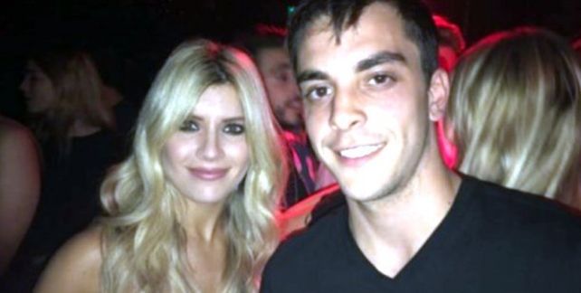 La foto de Laurita Fernández con un corredor de autos en un boliche porteño