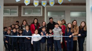 Se realizó la inauguración de dos nuevas aulas en la Escuela N° 229 de Roldán