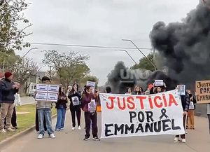 Queremos justicia: familiares de Emmanuel Mendoza cortaron Gorriti y reclaman testigos a un mes del crimen