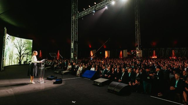 La exrectora y actual presidenta de la Fundación