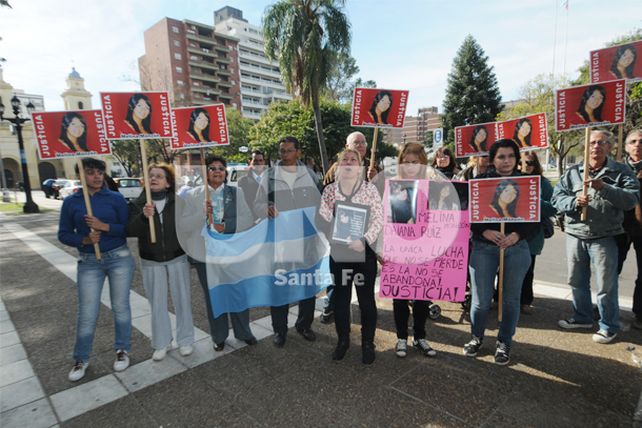 Familiares de Melina marcharon a Tribunales para pedir justicia