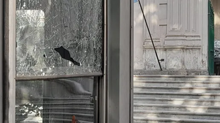 Frente de la garita de Prefectura donde ocurrió el ataque