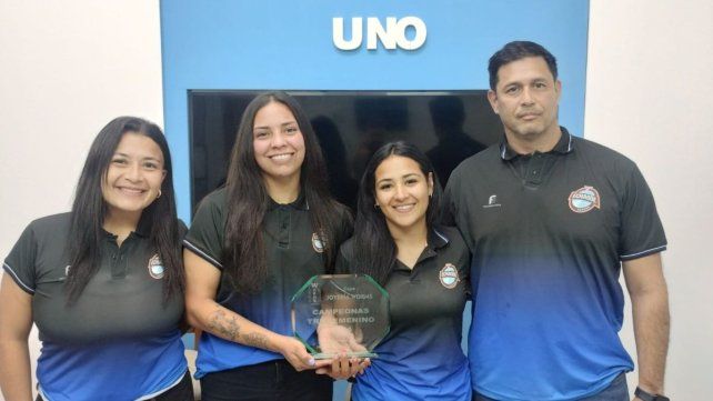 Las jugadoras de Echagüe Angie Montaña