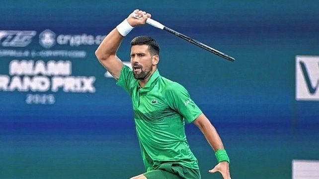 Novak Djokovic se metió en la final del Masters 1000 de Miami.