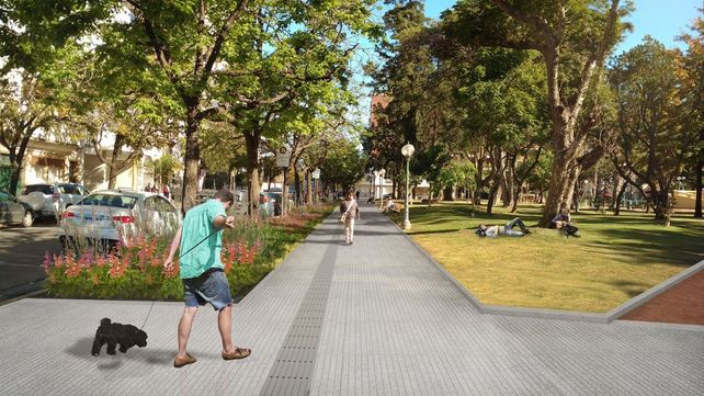 Preproyecto para la plaza Constituyentes.