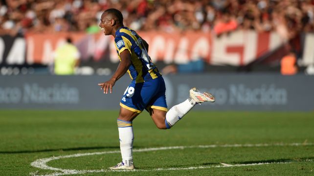 Jaminton Campaz lo grita con alma y vida. Fue el segundo de Central en el clásico ante Newells