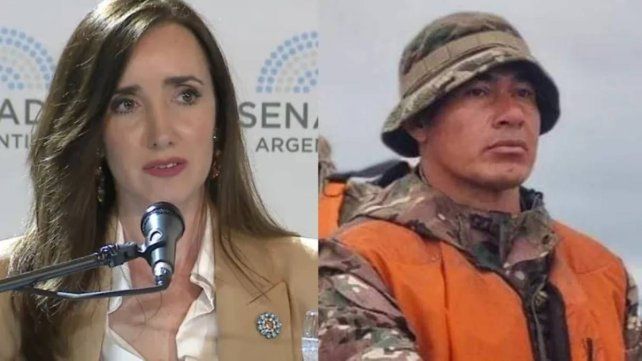 El mensaje de Victoria Villarruel a la familia del sargento que naufragó en el río Paraná