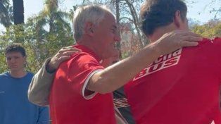 Madelón, a pura pertenencia con los hinchas de Unión en Mendoza