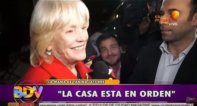 Es una pirateada, nada más, reflexionó la mamá de Yanina que defendió a Diego Latorre