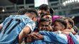 Un contundente Uruguay goleó a Irak en el Diego Maradona de La Plata