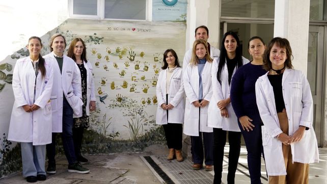 Anibal Gentiletti junto a su equipo de Cardiopatías del Hospital de Niños Víctor J. Vilela.