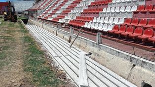Importantes avances en las obras del estadio de Unión