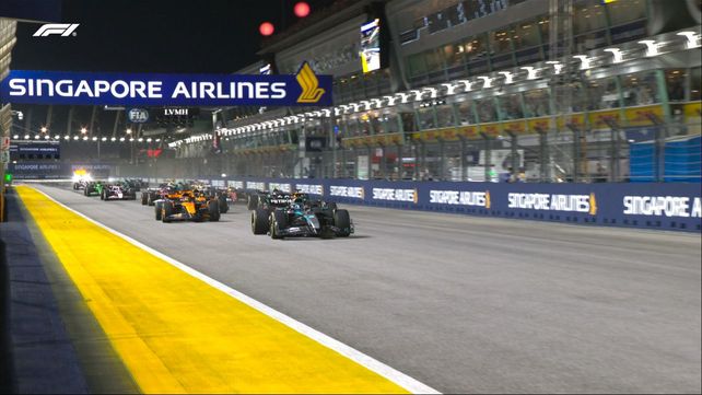 Largada en Singapur