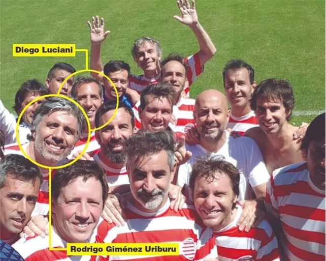  El fiscal Luciani y el juez Giménez Uriburu junto a su equipo 