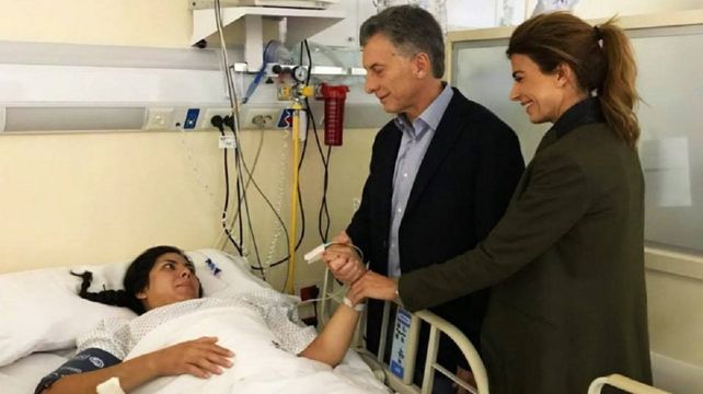 El presidente y Juliana visitaron a&nbsp;Rocío Villarreal.&nbsp;