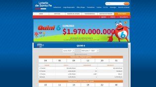 Quini 6: un apostador ganó más de $291 millones