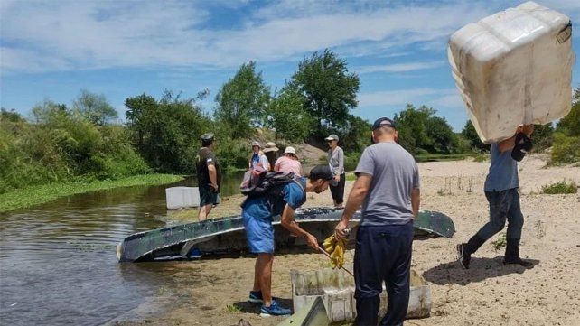 La primera limpieza se llevó a cabo en diciembre de 2022 en el sector conocido como balneario Rocha