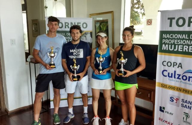 Nicole Dufour y Gabriel Hidalgo se adjudicaron el Torneo Nacional Profesional