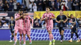 Messi anotó un gol en el agónico empate de Inter Miami contra Philadelphia