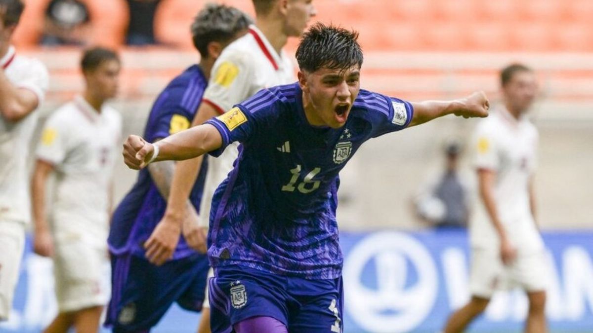 Mundial Sub 17: Argentina venció a Japón con un golazo del Diablito  Echeverri, Los otros festejos fueron de Valentino Acuña y Agustín Ruberto, Página