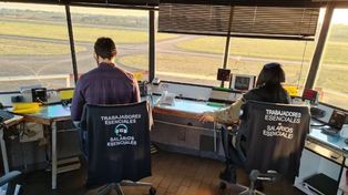 Inminente cancelación de vuelos en todo el país por paro de controladores aéreos