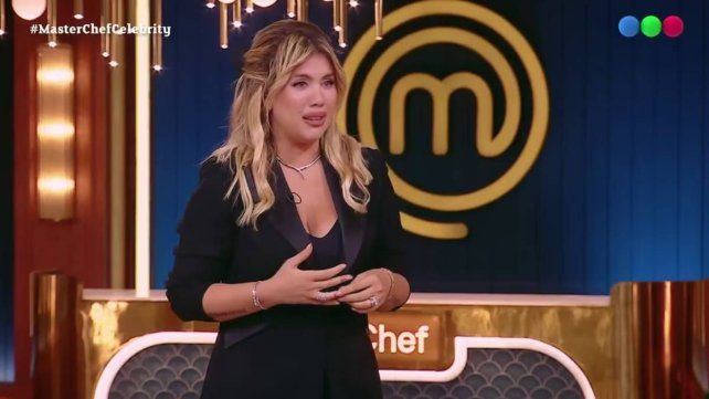 Wanda Nara lloró al despedir a Maxi López de MasterChef Celebrity