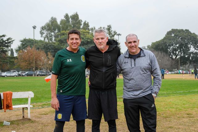 Elio Vargas, Quique Rubicondi y Julián Conti.