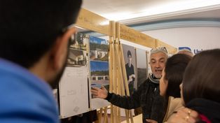 Inauguraron una muestra itinerante de 20 proyectos de arquitectos y paisajistas franceses en Venado Tuerto.