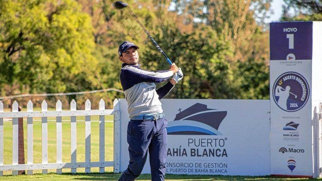 El santafesino Joaquín Ludueña fue el mejor aficionado en el Abierto Norpatagónico.