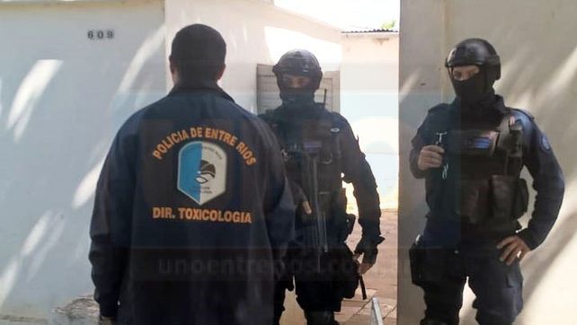 Lo que quedó tras la detención de los policías vinculados con la droga en Villaguay