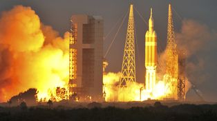 La Nasa lanzó la nave Orion, el primer vuelo de prueba para llevar al hombre a Marte