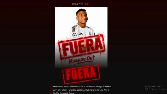 Kylian Mbappé en la picota: crearon una APP para peticionar su salida del Real Madrid y ya votaron millones