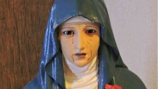 Afirman que la Virgen de los Dolores lloró sangre en una capilla de Paraná