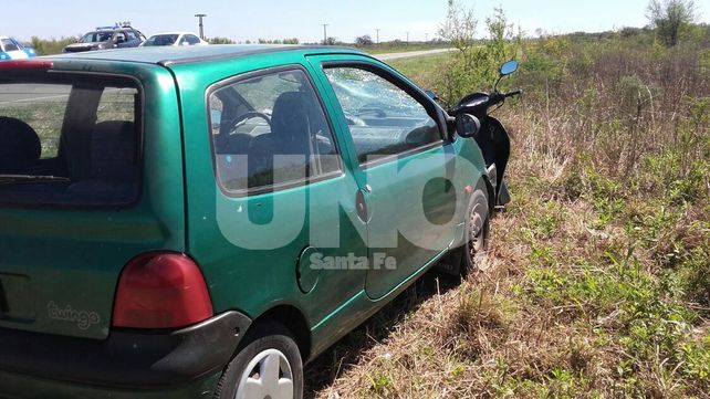 Chocó a los cuatro integrantes de una familia que viajaban en motocicleta