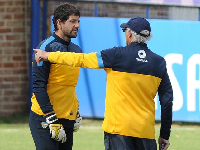 Boca: Orión se lesionó y abandonó la práctica