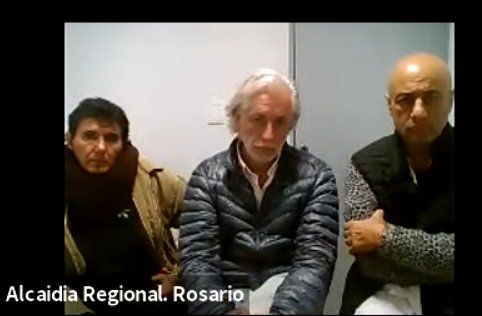 El médico Mariano Arriaga durante la audiencia virtual en la que terminó imputado y luego quedó libre.