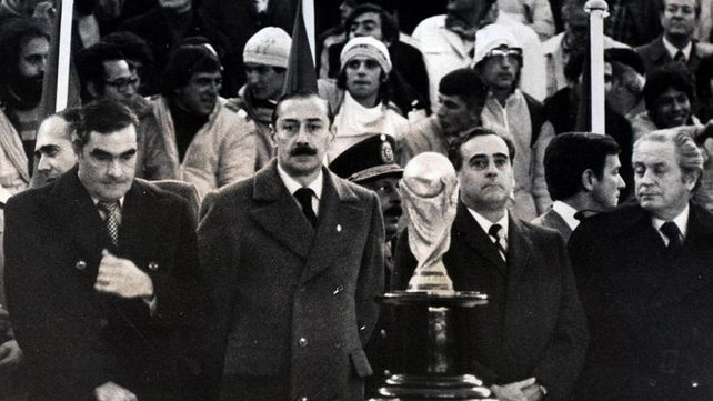 Massera, Videla, Agosti: los dictadores y la Copa del Mundo.