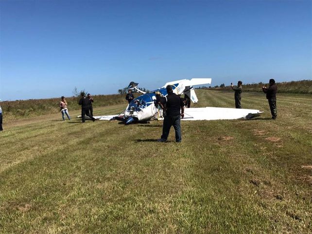 Así rescataron el avión que fue robado en Victoria