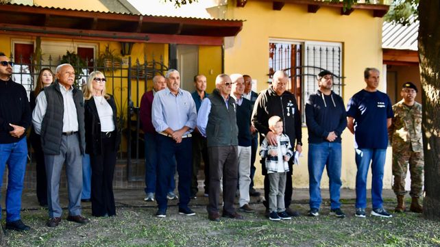 Villaguay: colocaron placas en domicilios de veteranos de Malvinas