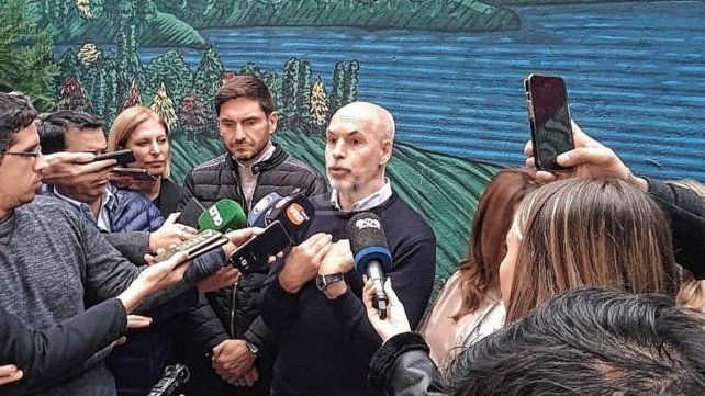 Larreta visitó la ciudad de Santa Fe y restó importancia al enfrentamiento con Patricia Bullrich.