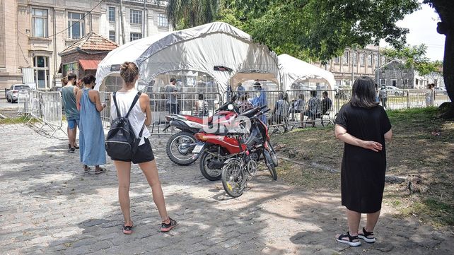 Testeos en la Estación Belgrano.