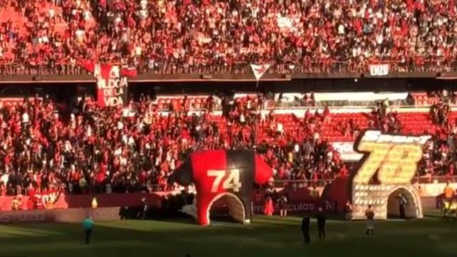Incidentes en la cancha de Newells