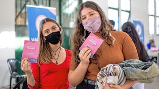 Vacunación a menores en la provincia