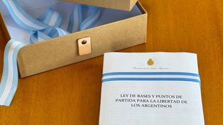 Ley Ómnibus. El paquetes de leyes que envió Milei al congreso.