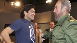 Diego y Fidel se conocieron en 1987 en una visita oficial y se vieron por última vez en 2013.