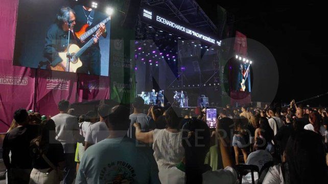 Miles de personas en la primera noche de la 35ª Fiesta Nacional del Mate