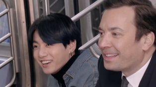 Jungkook y Jimmy Fallon, bien arriba en las tendencias.