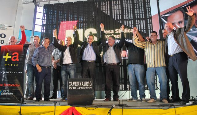 Cachi Martínez y Galmarini lanzaron la mesa sindical provincial “Massa Presidente”