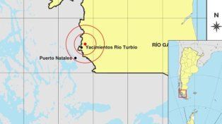 El terremoto se registró cerca de las 22 horas, a 25 km de Río Turbio. También se sintieron temblores en El Calafate y Puerto Natales.